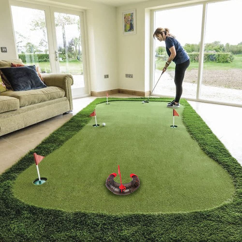 Copa de hoyo para green de práctica de putting de golf Copa de hoyo ajustable Copa de hoyo móvil para putt de golf