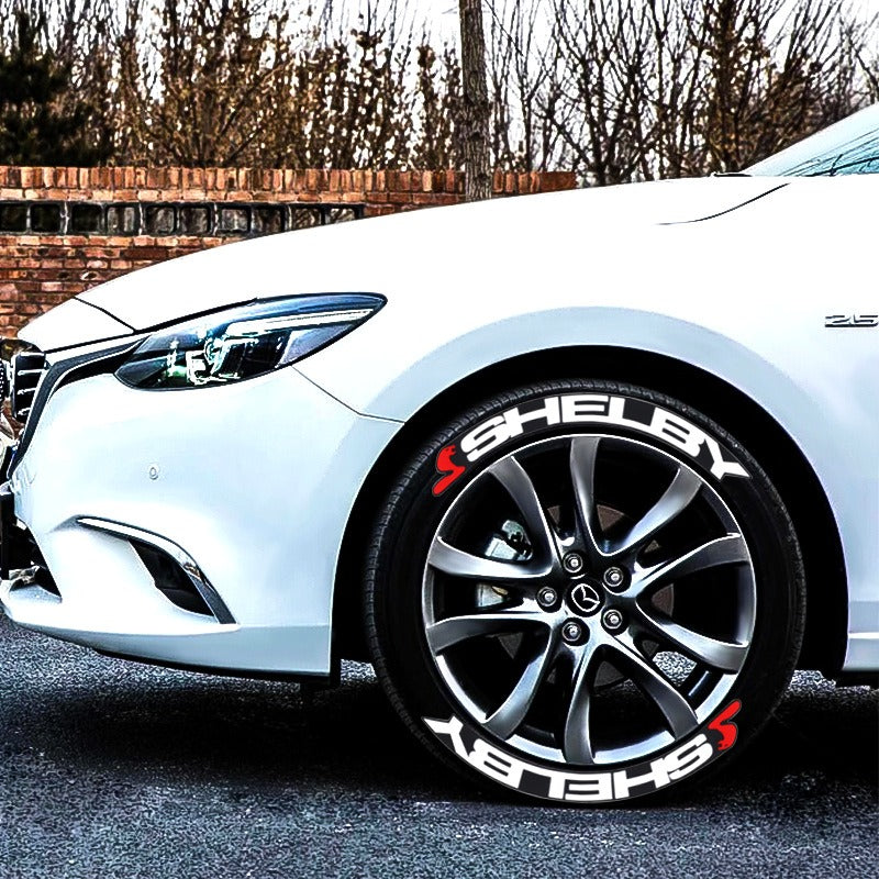 Car tire stickers tire letter stickers English letter 3D stickers - V.I.P Digital Presence