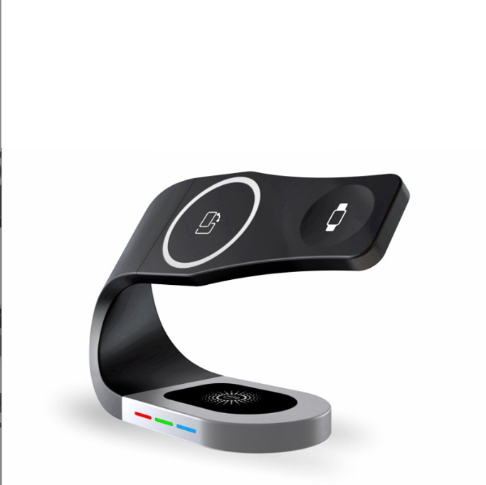 Magnetic suction multifunctional wireless charger suitable for iwatch watches mobile phones AirPod headphones three in one - V.I.P Digital Presence