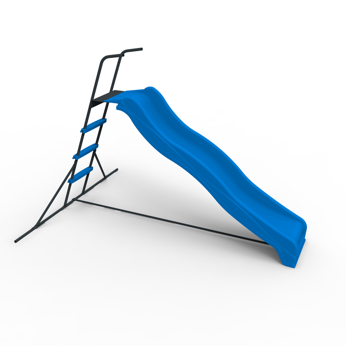 XSL003 2.2M kids plastic slide indoor Freestanding playground equipment children plastic slide kids indoor slide blue - V.I.P Digital Presence