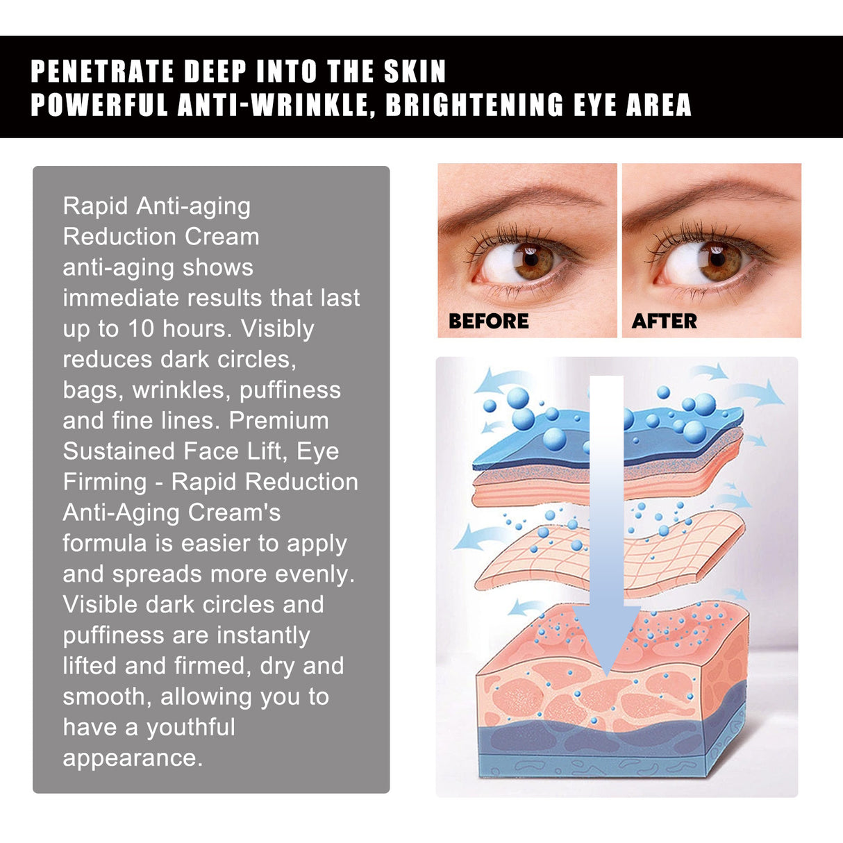 Parche de gel de aloe vera para ojos: reduce las líneas finas y las ojeras, reafirma los ojos y es antiarrugas e hidratante.