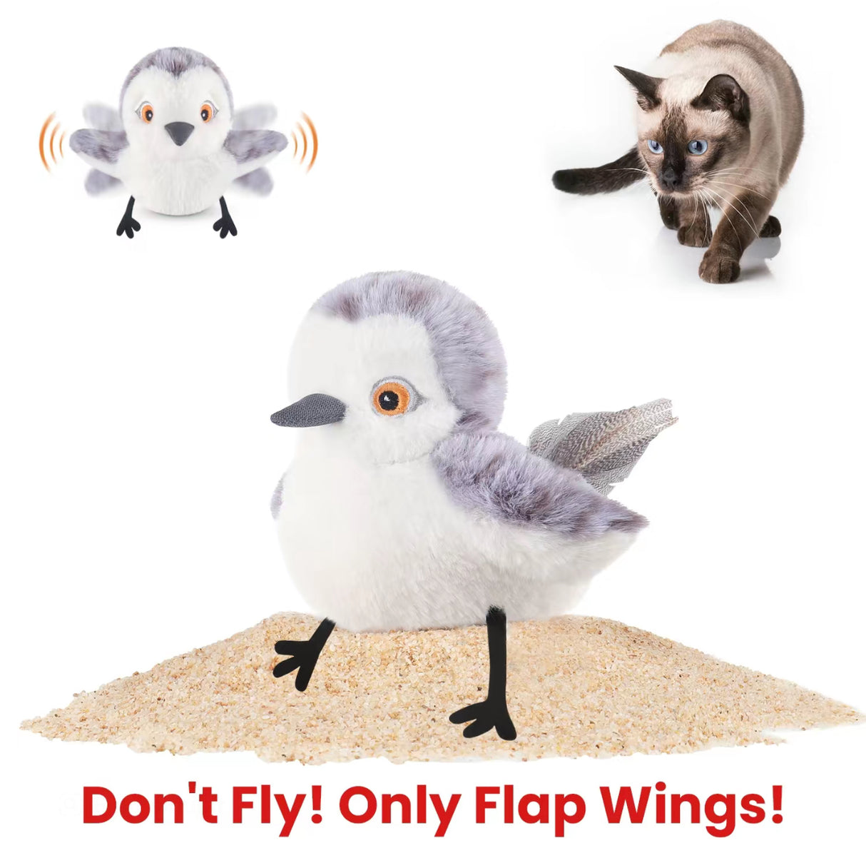 ChirpPaws Flapping Bird