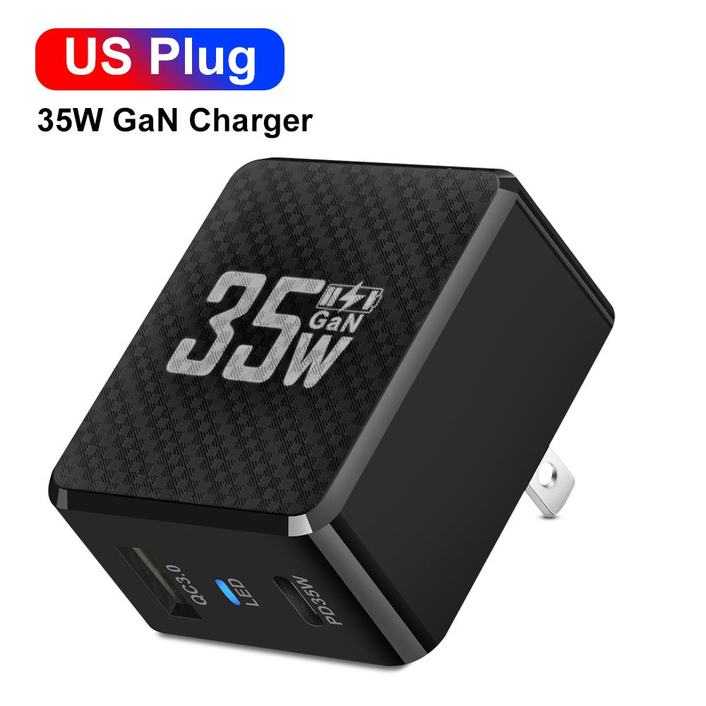 Cargador rápido de nitruro de galio GaN35W QC3.0