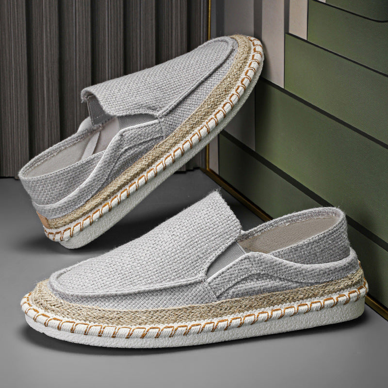Fisherman Shoes Men's Breathable Cloth Shoes Hanfu Shoes Men's Casual Slip-On Loafers Driving Old Beijing Cloth Shoes - V.I.P Digital Presence