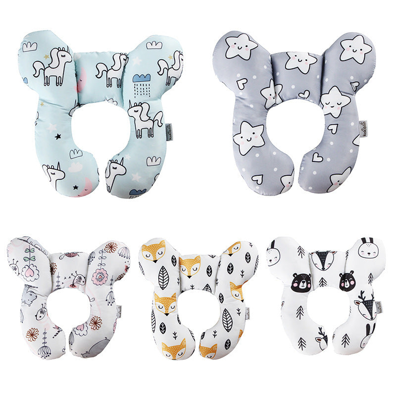 Baby head protection U-shaped pillow stroller fixed head pillow car seat sleeping protection head and neck pillow - V.I.P Digital Presence