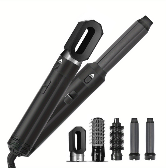 5 in 1 Hair Styler Professional Hair Dryer Brush Blow Dryer Air Wrap Hot Air Brush - V.I.P Digital Presence