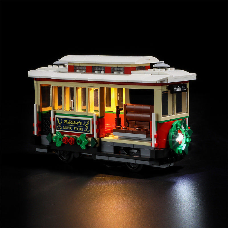 YEABRICKS is compatible with LEGO 10308 Festival Street building blocks, LED lighting, Christmas series toy lights - V.I.P Digital Presence