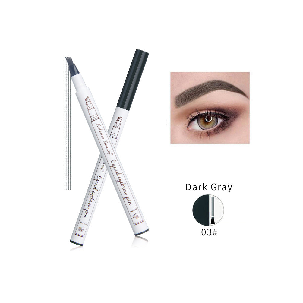 RELEASE BEAUTY Liquid Eyebrow Pencil Very Fine Micro Carving Eyebrow Pencil Is Easy For Lazy People To Use - V.I.P Digital Presence