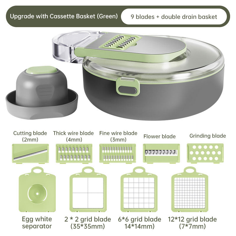 Multifunctional vegetable cutter household kitchen wiper shredder potato shredder radish shredder grater vegetable cutter - V.I.P Digital Presence