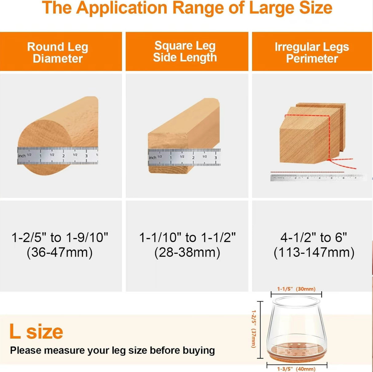 SilentGrip Chair Protectors
