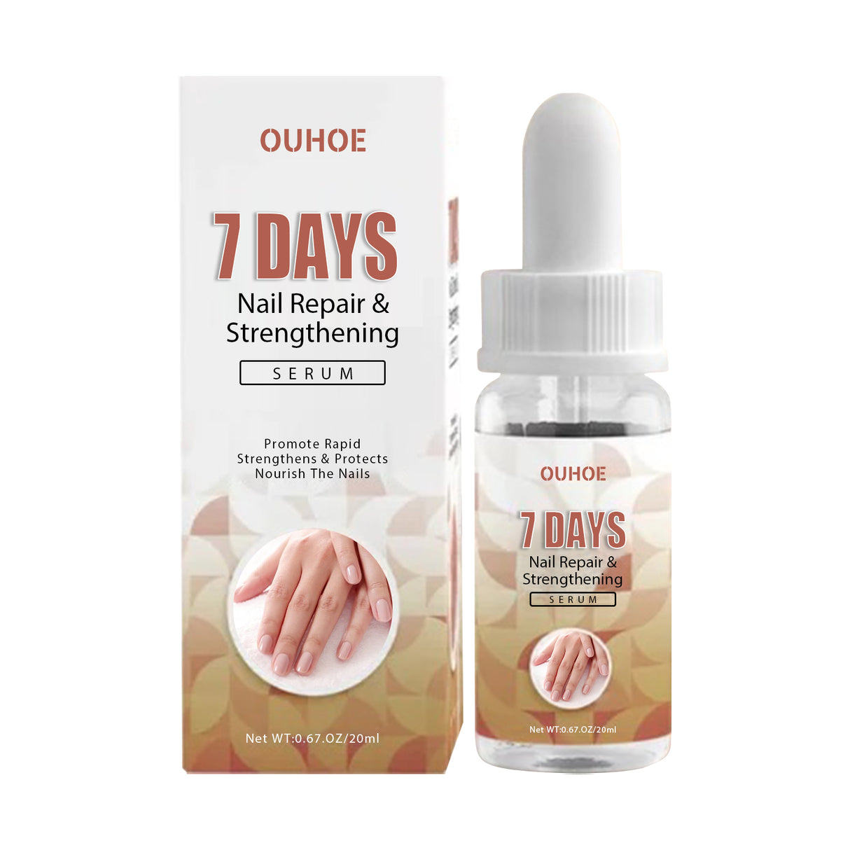 7 Day Nail Repair Essence, Hand And Foot Gray Nail Brightening Soft Nail Thickening Toenail Care Solution - V.I.P Digital Presence
