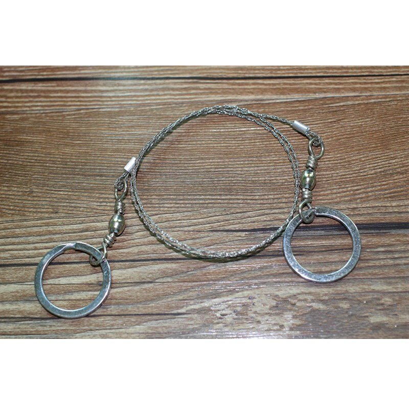 1 motosierra manual nueva, sierra de marquetería de seguridad para supervivencia, sierra de alambre de acero para emergencias al aire libre, kit de caza y acampada, equipo de bolsillo.