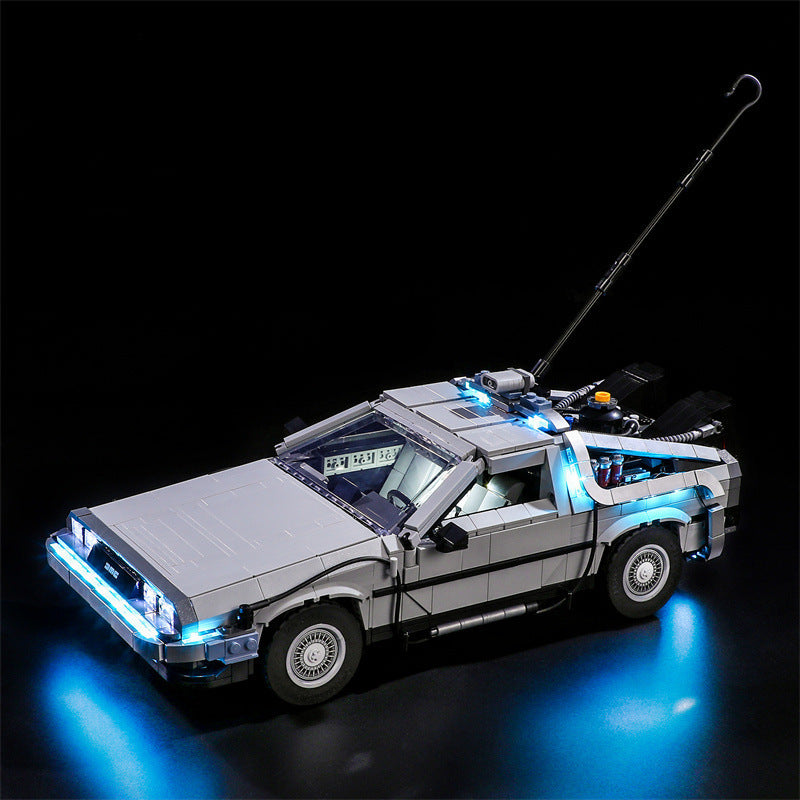 Compatible with LEGO 10300 Back to the Future Time Machine LED Lighting Mechanical Assembly Building Blocks Toy Models Lighting - V.I.P Digital Presence