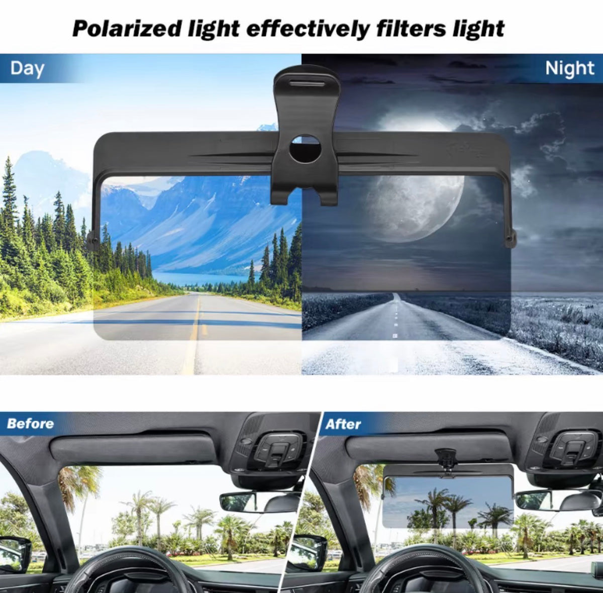 GlareShield Visor Extender