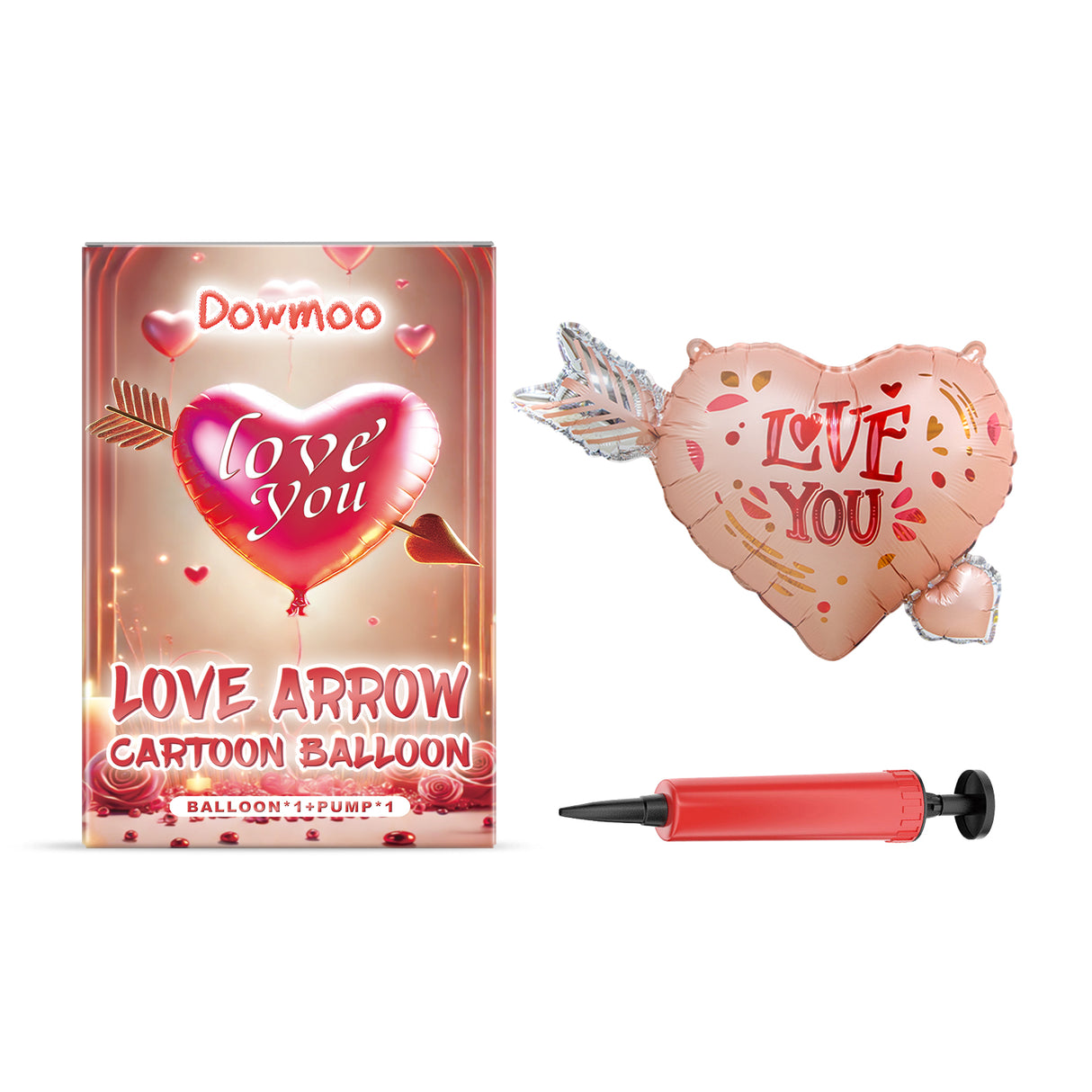Ambience Balloon Set Valentine's Day Proposal Wedding Anniversary Date Birthday Party Decoration - V.I.P Digital Presence