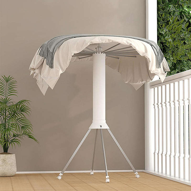 V2 Octopus Round Drybox 1, a portable single-tripod folding drying rack for up to 16 pieces (40kg) of laundry, round and foldabl - V.I.P Digital Presence