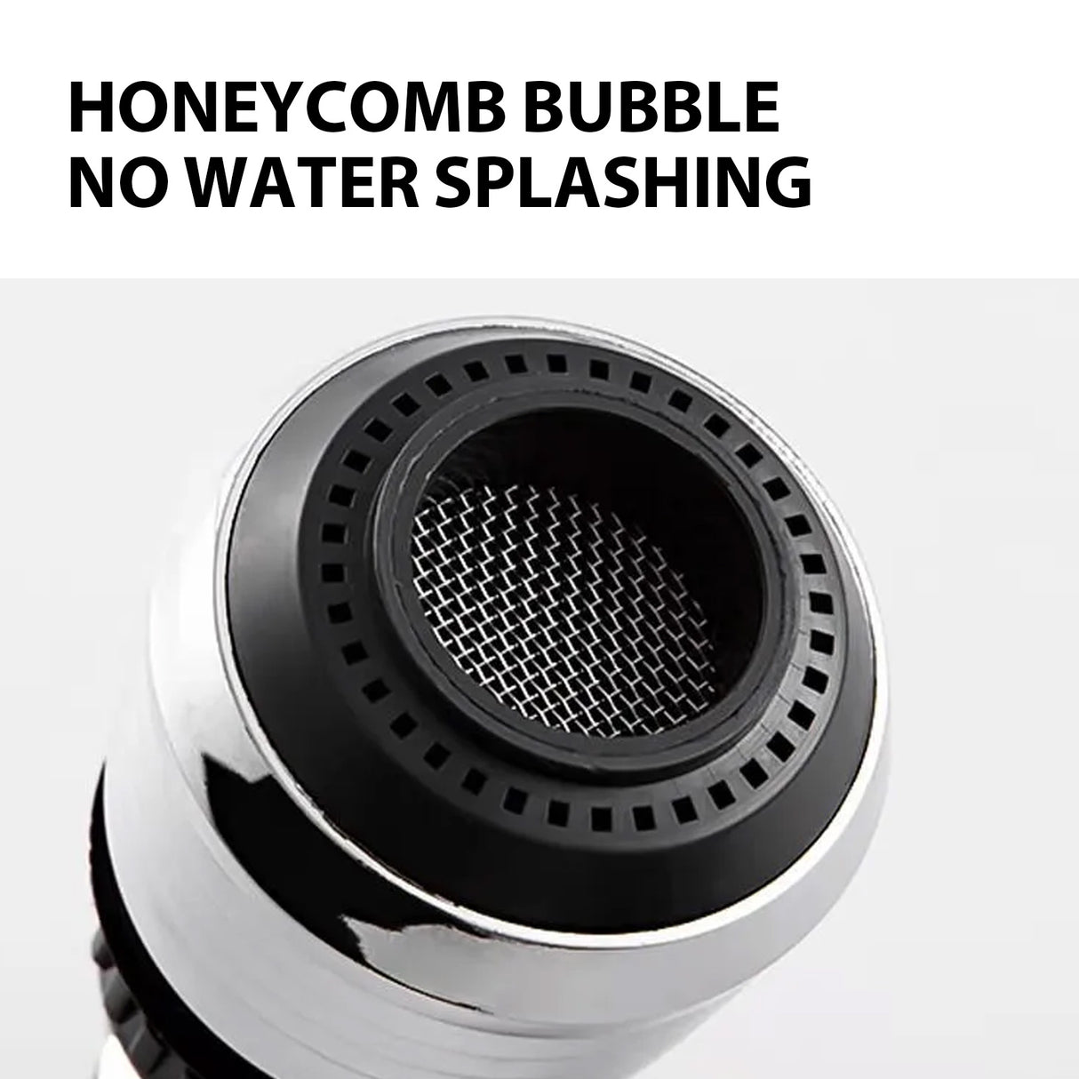 Supercharged Shower Head Home Kitchen Faucet Anti-Splash Head Universal Rotary Supercharged Stainless Steel Shower Head - V.I.P Digital Presence