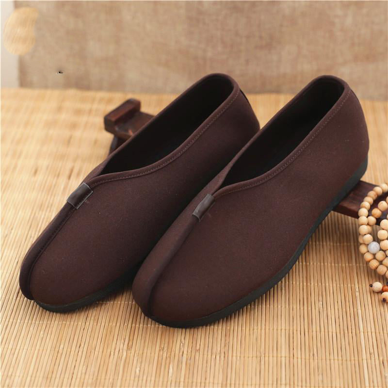 Monk Shoes Single Shoes Arhat Shoes Men's Cloth Top Cotton Shoes Monk Light soled Meditation Shoes - V.I.P Digital Presence