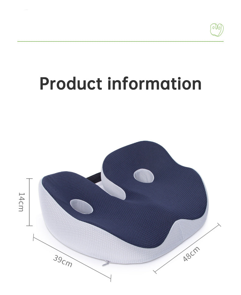 Cojín de espuma viscoelástica para silla de oficina de alta calidad, cómodo, ortopédico y relajante para la circulación sanguínea.
