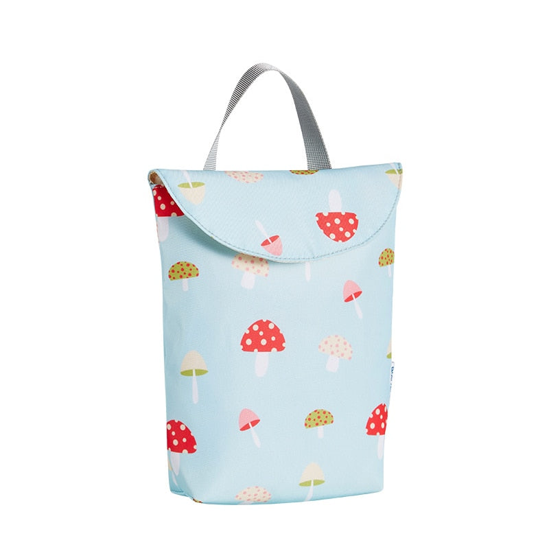 Bolsas de pañales multifuncionales para bebé, reutilizables, a la moda, impermeables, organizador de pañales, portátil, de gran capacidad, para momia