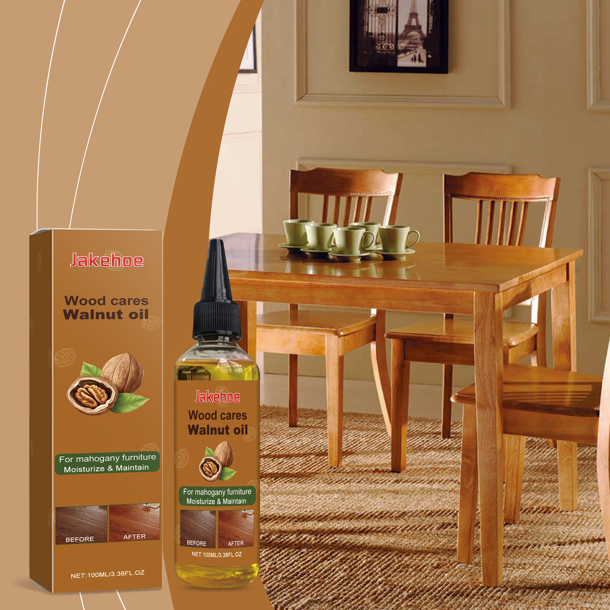Wood Furniture Cleaning And Polishing Oil Furniture Floor Polishing Care Refurbished Cleaning And Maintenance Oil - V.I.P Digital Presence