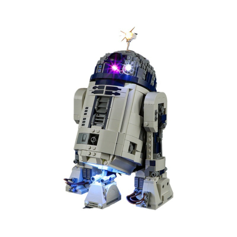 YEABRICKS is compatible with LEGO 75379 Star Wars R2-D2 LED lighting, building block toys, assembly lights - V.I.P Digital Presence