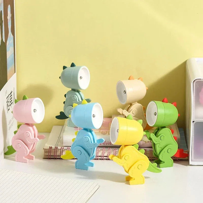 Mini Dinosaur Night Light Battery Magnetic Folding Nights Lamp Bedroom Bedside Table Ornaments Children's Toys LED Night Lights - V.I.P Digital Presence