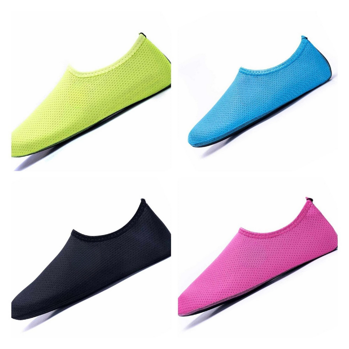 Summer Outdoor Water Sports Shoes for Men Women Kids Barefoot Beach Swim Surf Dive Quick-Dry Aqua Yoga Socks Slip on-Green-M - V.I.P Digital Presence