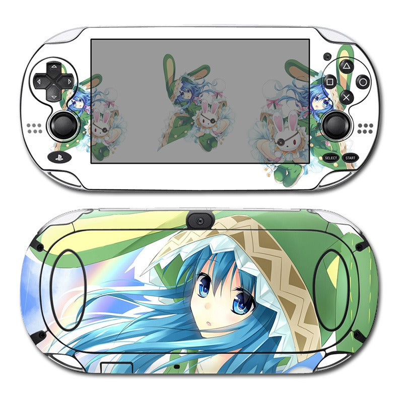 Pegatina PSV1000 de anime para PS Vita1000, pegatina de máquina a color de dibujos animados, película protectora mate para el cuerpo