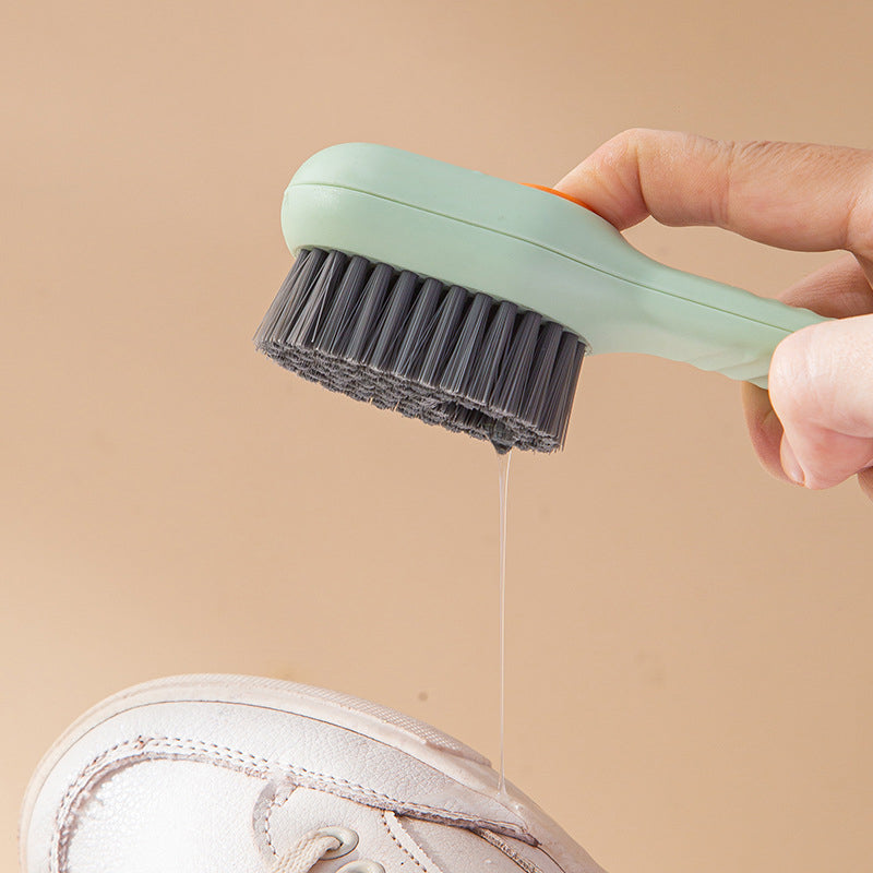 Multi Functional Shoe Brush Press Type Automatic Liquid Detergent Brush - V.I.P Digital Presence