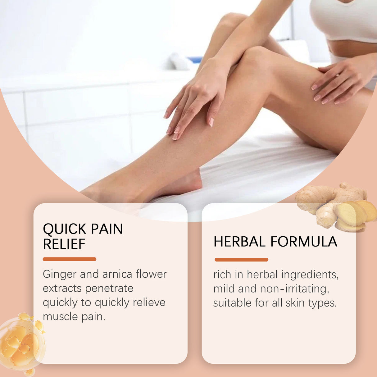 Woodsleep Ginger Muscle Massage Oil, Nourishing Skin Massage Care Essential Oil For Legs, Body And Joints - V.I.P Digital Presence