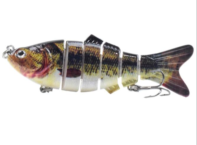 10cm 16.5g Multi-section Lure With Ring Beads Simulation Luya Multi-section Lure Submerged Bionic 6-section Lure - V.I.P Digital Presence