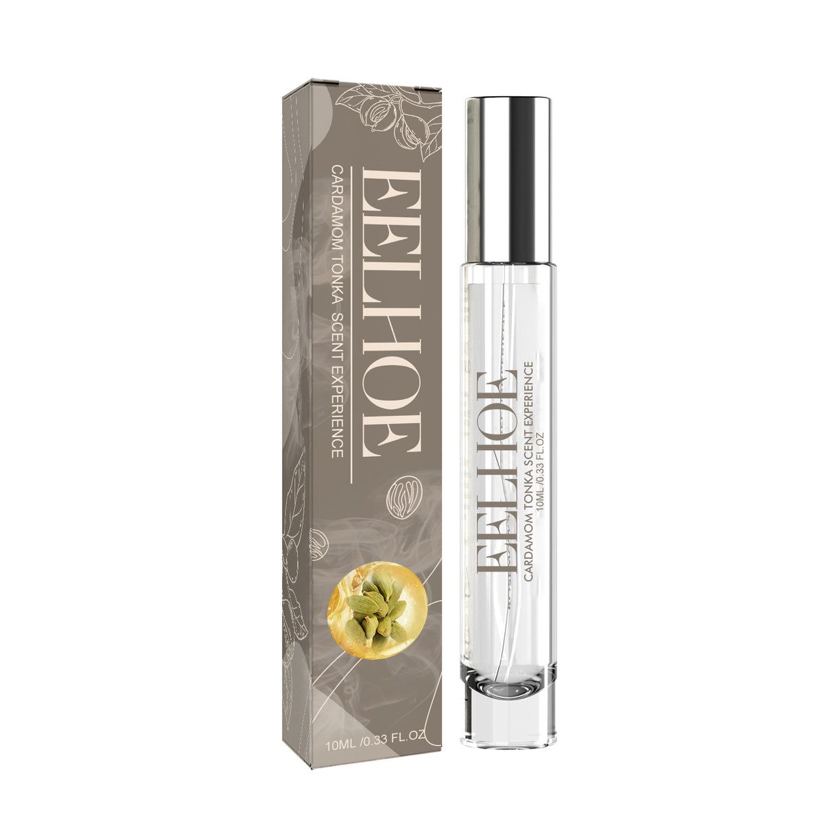 Cardamom Tonka Scent Experience Perfume, Natural Fragrance Light Elegant Lasting Fragrance Mild Portable Date Atmosphere Perfume - V.I.P Digital Presence