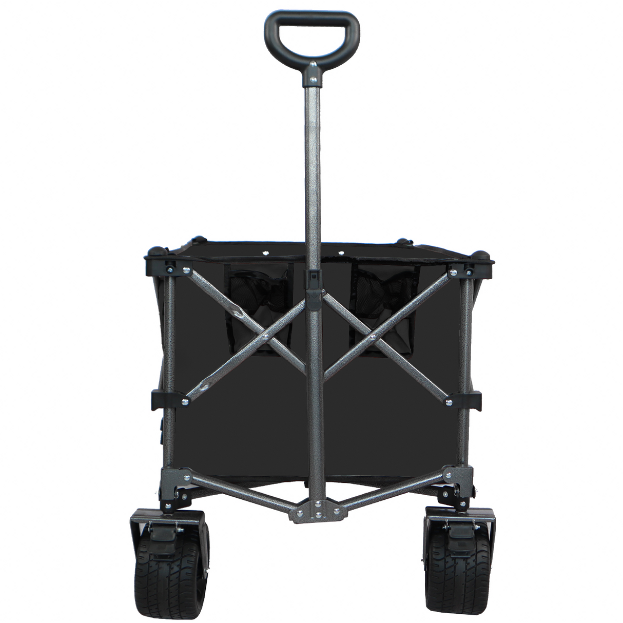 Collapsible Folding Wagon Push Pull Foldable Beach Wagon Cart - V.I.P Digital Presence