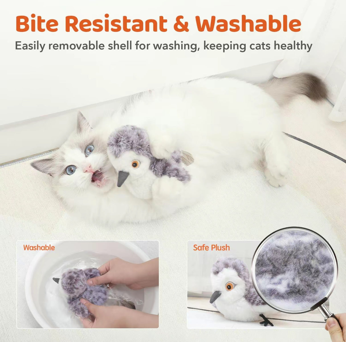 ChirpPaws Flapping Bird