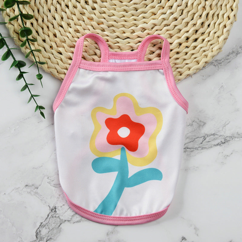 Pet supplies pet clothes cute fruit camisoles tank tops breathable pet sunscreen mosquito and insect repellent products - V.I.P Digital Presence
