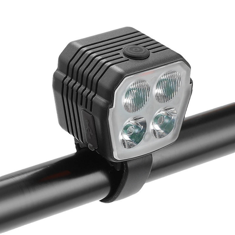 2-in-1 bike riding horn light mountain bike road bike night bike high brightness bike headlight flashlight - V.I.P Digital Presence