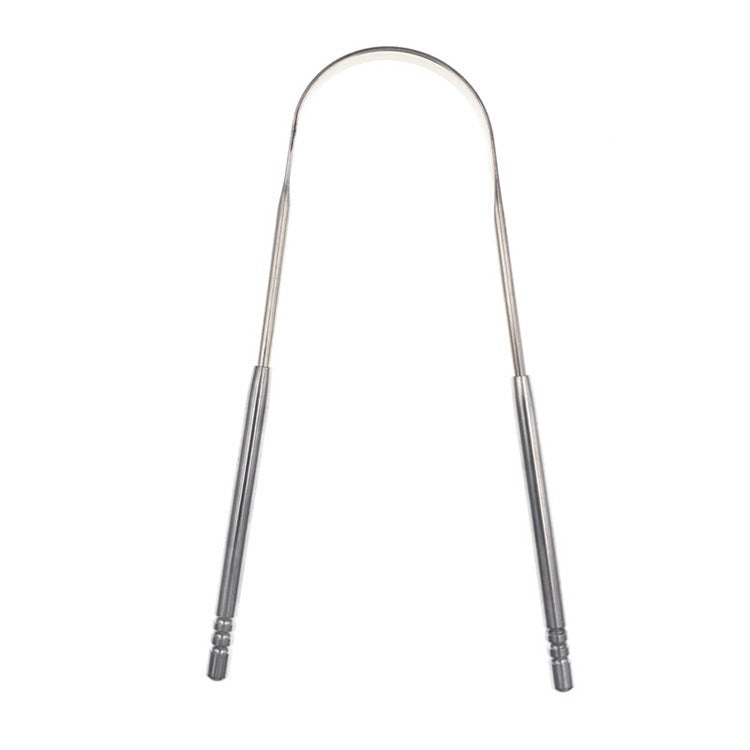 Stainless steel 304 tongue scraper, tongue coating cleaner, tongue scraper, tongue coating brush, oral care tool - V.I.P Digital Presence