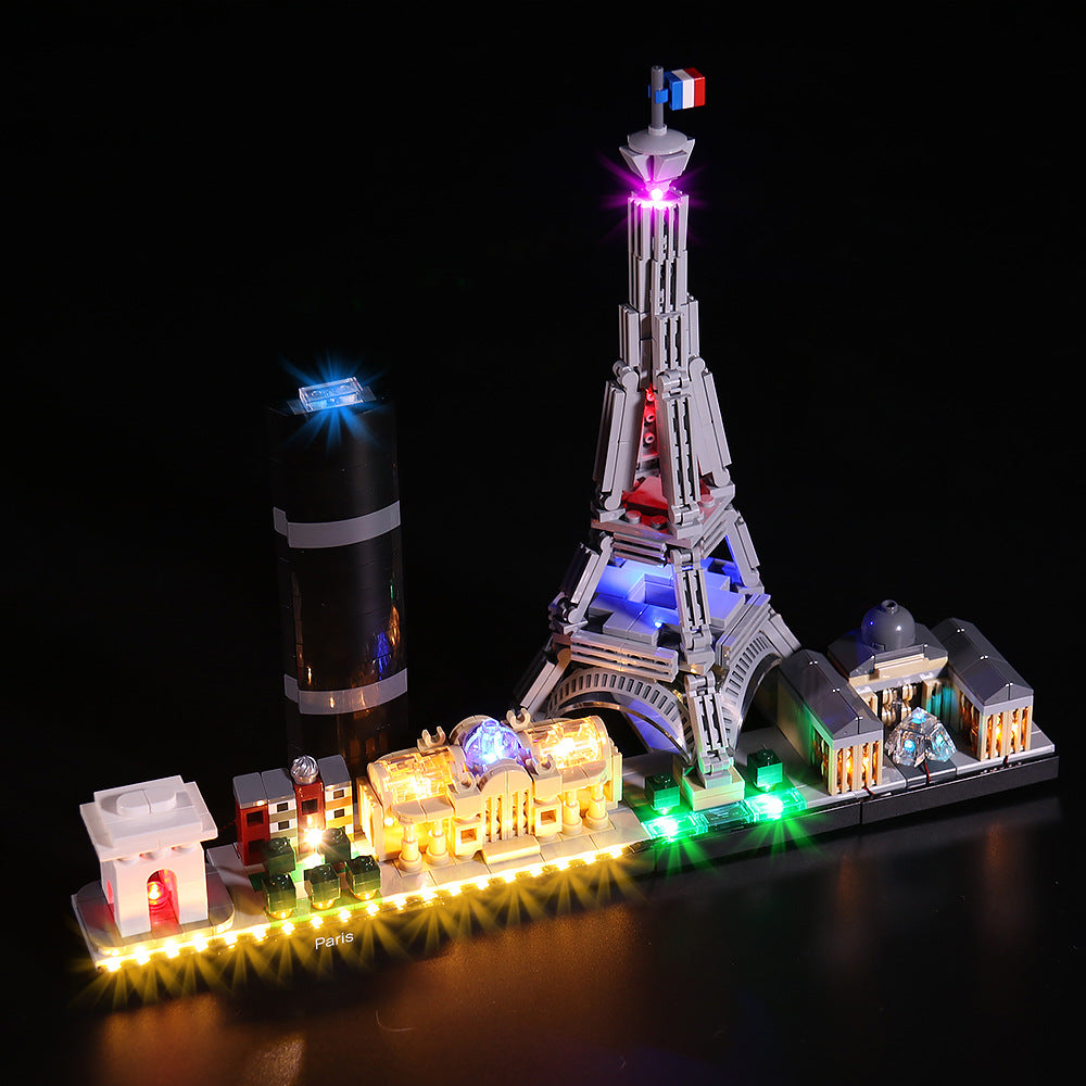 Vonado lighting is compatible with LEGO 21044 building blocks, skyline, Paris city LED lighting accessories set - V.I.P Digital Presence