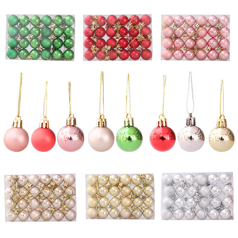 Christmas Ball Plastic Electroplating Christmas Ball Christmas Tree Creative Decoration Gift - V.I.P Digital Presence