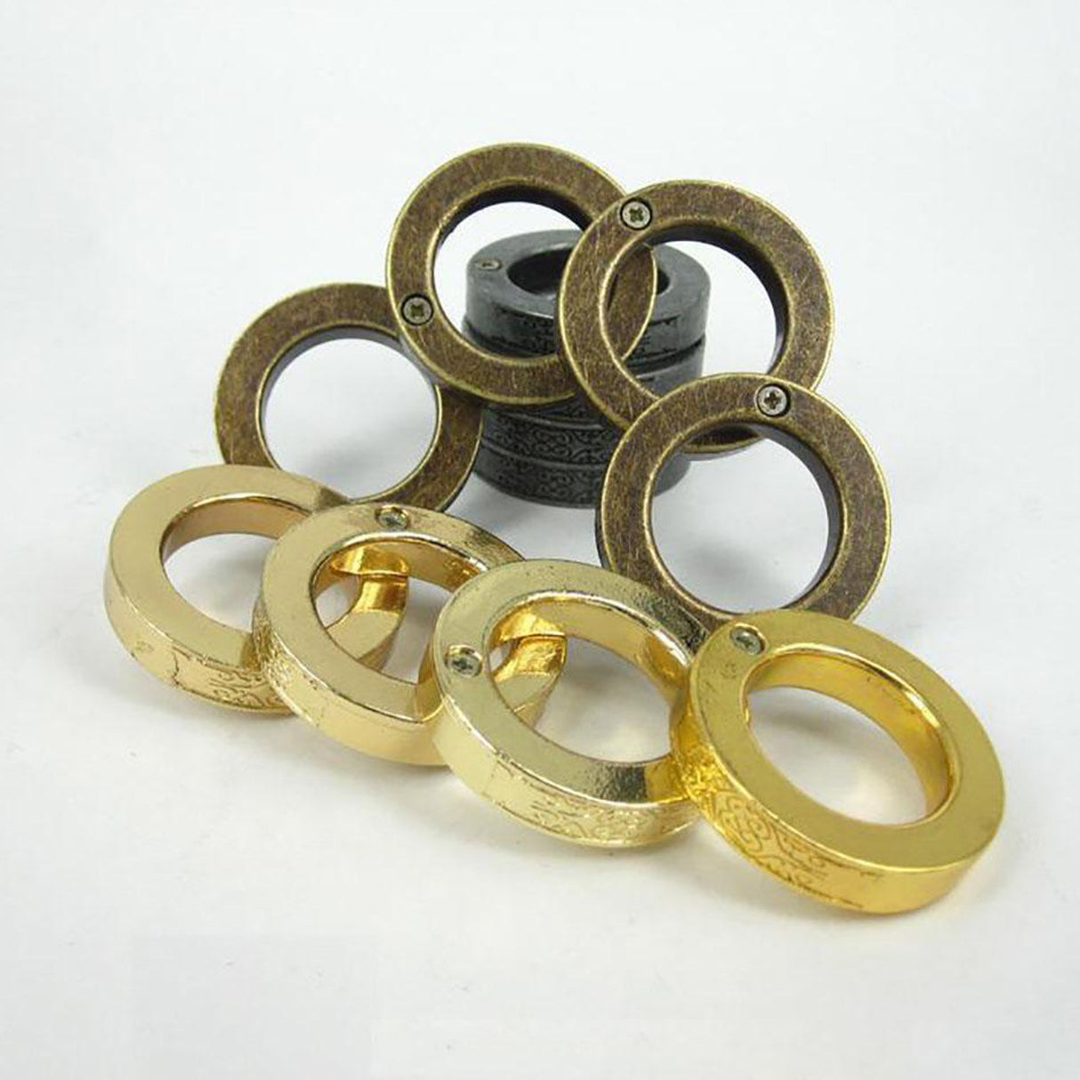 HARD SELF DEFENSE RING Men's Round Finger Hexagonal Ring Emergency Window Breaker Guard Ring - V.I.P Digital Presence