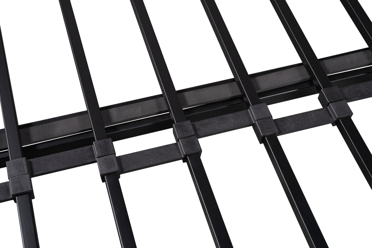 Metal Twin over Full Bunk Bed/ Heavy-duty Sturdy Metal/ Noise Reduced/ Safety Guardrail/ CPC Certified/ No Box Spring Needed - V.I.P Digital Presence