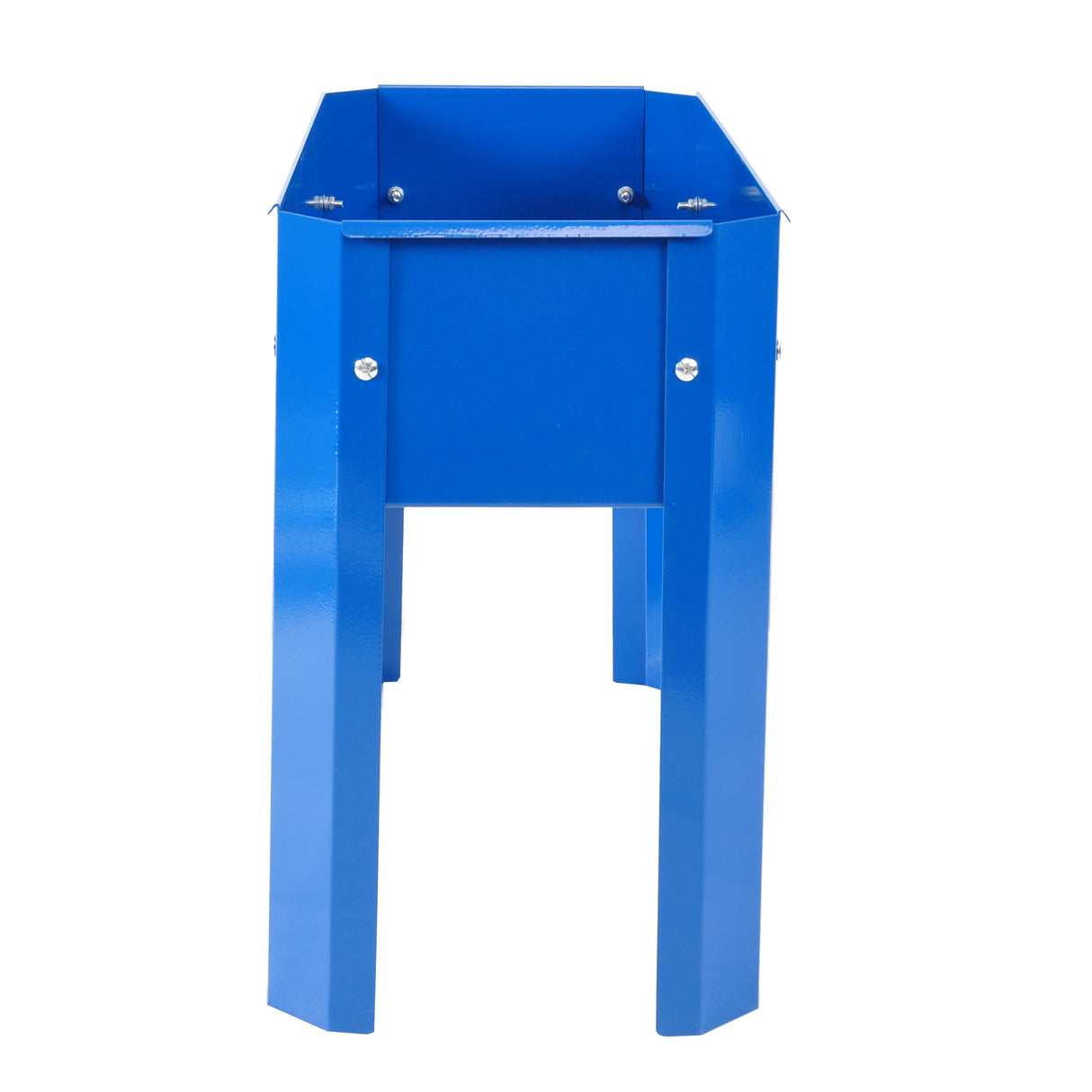 Elevated garden bed metal elevated outdoor flowerpot box suitable for backyard and terrace large flowerpot flower(Blue*2) - V.I.P Digital Presence