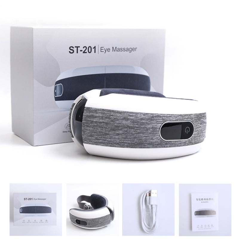 Charging Bluetooth Music Massager Hot Pack Eye Massager Electric Anti-wrinkle Fatigue Breathable Cloth Massager Healthy Care