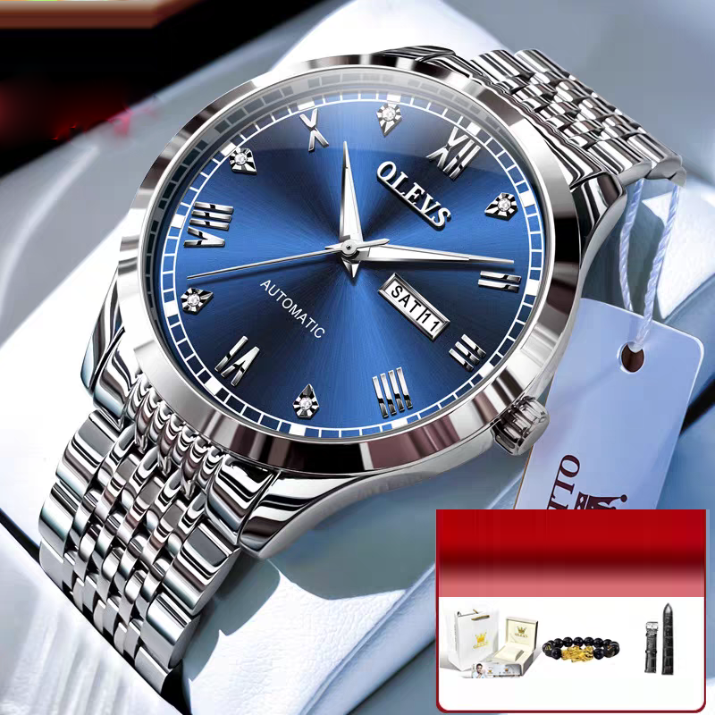 Men's Watch Men's Mechanical Watch Fully Automatic Simple Wind Waterproof Night Light Watch - V.I.P Digital Presence