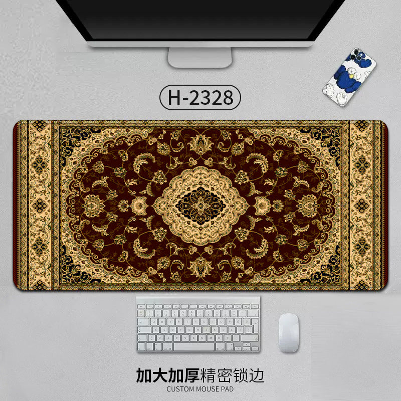 Large Persian Mouse Pad Office Carpet MousePad Natural Rubber Lockedge Anti Slip Desk Mat Laptop Office Game Accessories Pad - V.I.P Digital Presence