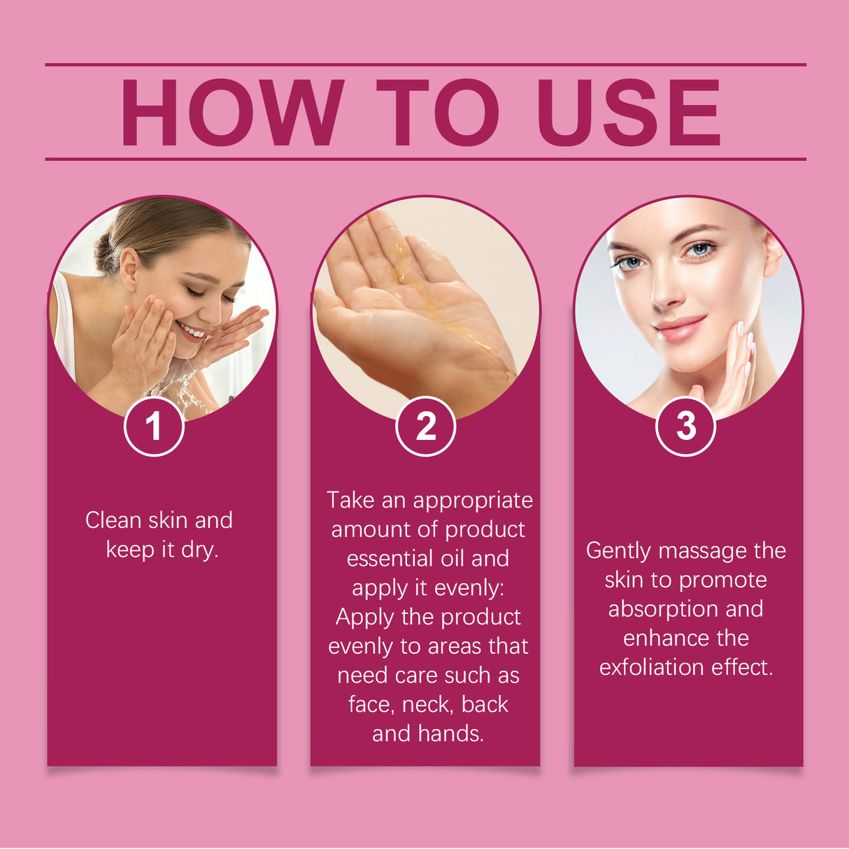 Aceite exfoliante corporal Oceaura, aceite exfoliante corporal limpiador e hidratante.