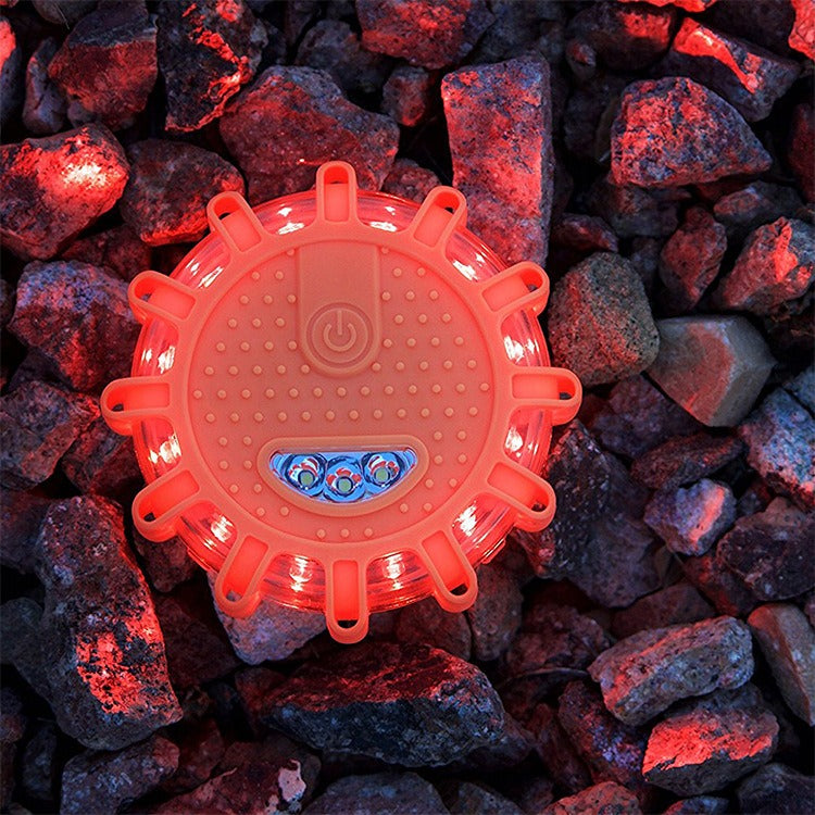 Magnetic Emergency Roadside Safety Light IP44 Road Flares Rescue Orange LED Strobe Warning Lamp Flashlights Car Beacon Lamps - V.I.P Digital Presence