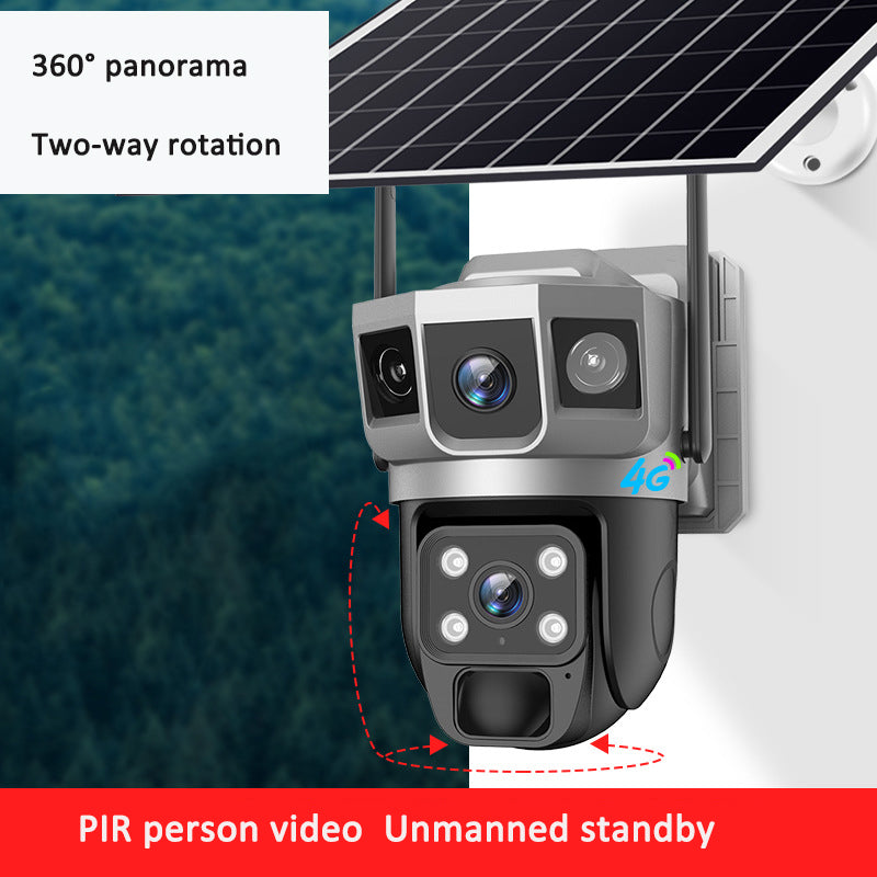 V380PRO-9 Solar powered WiFi Outdoor Waterproof Ball Machine HD Monitoring Camera Remote Uninterrupted Power - V.I.P Digital Presence