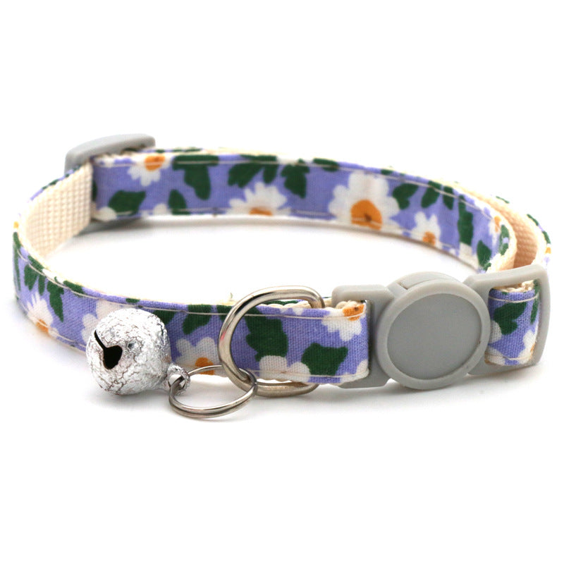 Pet Bandana Pet Collar Daisy Small Floral Sunflower Triangle Scarf for Cats and Dogs - V.I.P Digital Presence